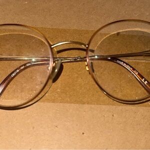Elegant Gold and Pink Women's Glasses
